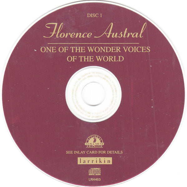 Florence Austral : Florence Austral - One Of The Wonder Voices Of The World (2xCD, Comp, RM)