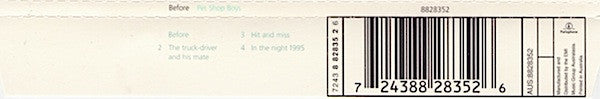 Pet Shop Boys : Before (CD, Single)