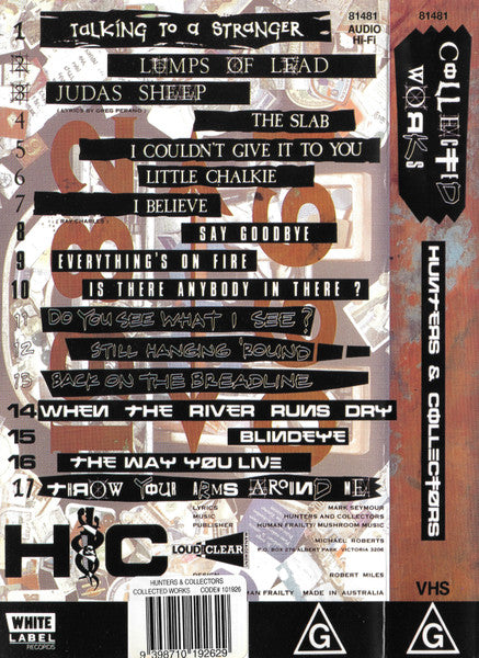 Hunters & Collectors : Collected Works (VHS, Comp, PAL)