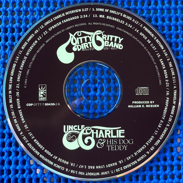 Nitty Gritty Dirt Band : Uncle Charlie & His Dog Teddy (CD, Album, RE)