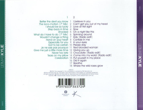 Kylie* : Ultimate Kylie (2xCD, Comp, SM)