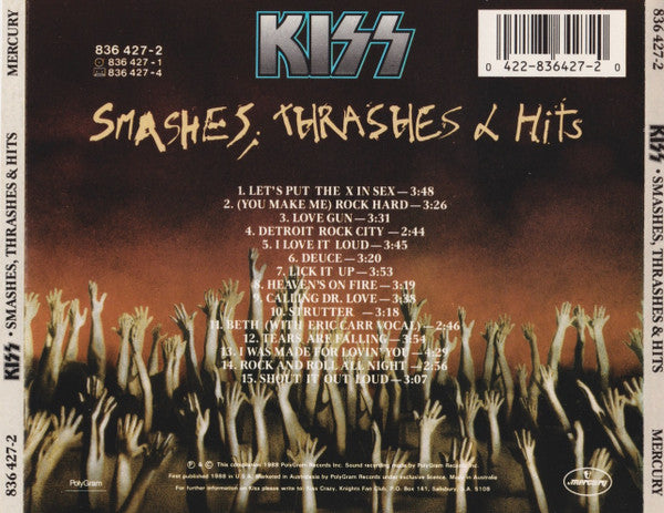 Kiss : Smashes, Thrashes & Hits (CD, Comp)