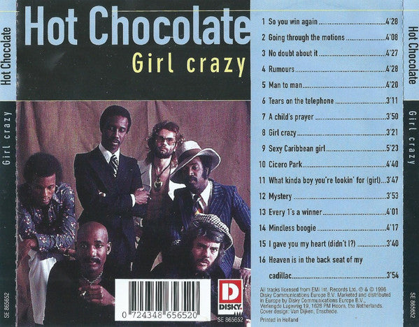 Hot Chocolate : Girl Crazy (CD, Comp, RE)