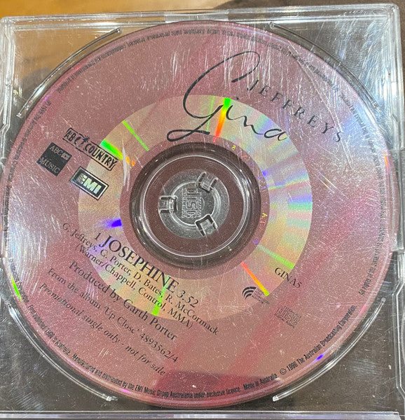 Gina Jeffreys : Josephine (CD, Single, Promo)