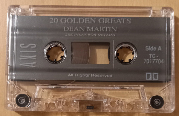 Dean Martin : 20 Golden Greats (Cass, Album)