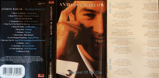Anthony Warlow : The Best Of Act One (Cass, Album, Cle)