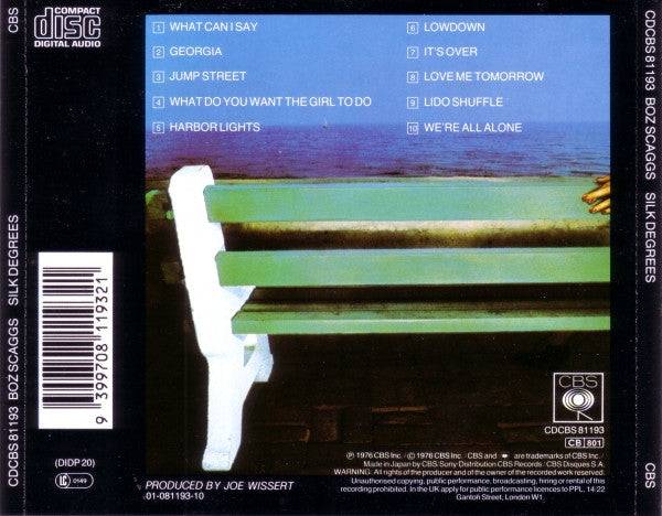 Boz Scaggs : Silk Degrees (CD, Album, RE)