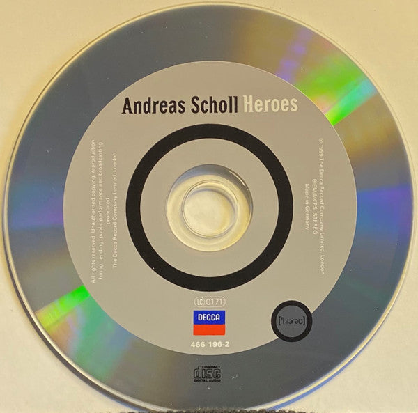 Andreas Scholl : Heroes (CD, Album)