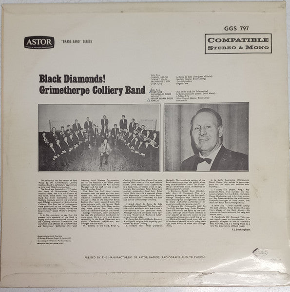Grimethorpe Colliery Band* : Black Diamonds (LP, Mono, Fli)