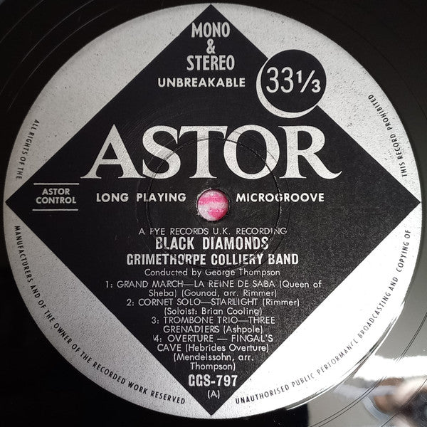 Grimethorpe Colliery Band* : Black Diamonds (LP, Mono, Fli)