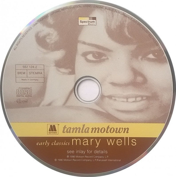 Mary Wells : Early Classics (CD, Comp)