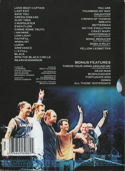 Pearl Jam : Live At The Garden (2xDVD-V, RE, PAL, Sli)