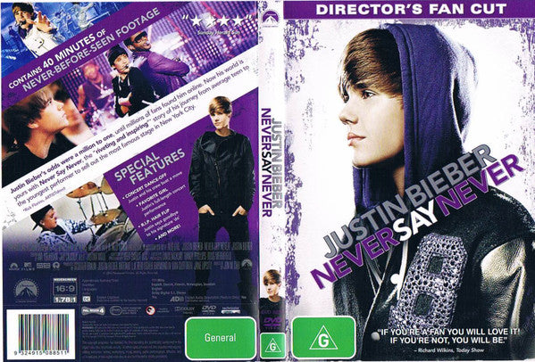 Justin Bieber : Never Say Never (DVD-V, PAL)