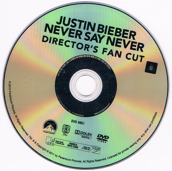 Justin Bieber : Never Say Never (DVD-V, PAL)