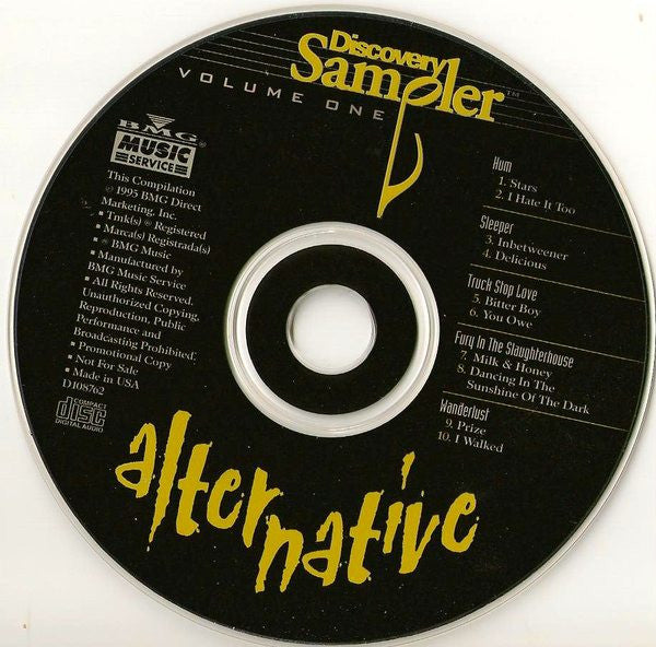 Various : Discovery Sampler: Alternative, Volume One (CD, Comp, Promo, Smplr)