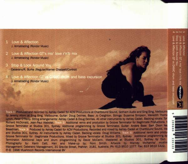 Kate Ceberano : Love & Affection (CD, Single)