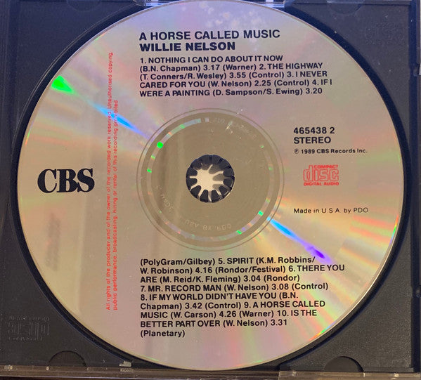 Willie Nelson : A Horse Called Music (CD, Album)