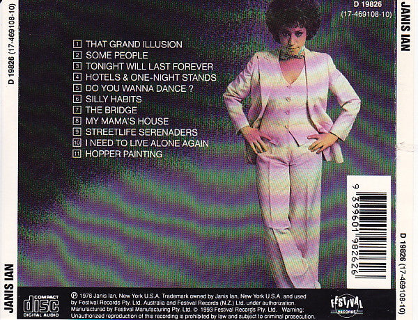Janis Ian : Janis Ian (CD, Album, RE)