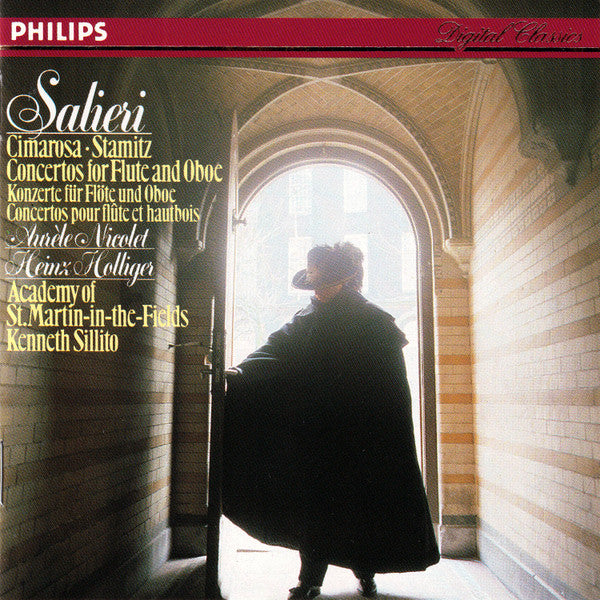 Salieri* / Cimarosa* / Stamitz* : Aurèle Nicolet, Heinz Holliger, Academy Of St. Martin-in-the-Fields*, Kenneth Sillito : Concertos For Flute And Oboe / Konzerte Für Flöte Und Oboe / Concertos Pour Flûte Et Hautbois (CD, Album)
