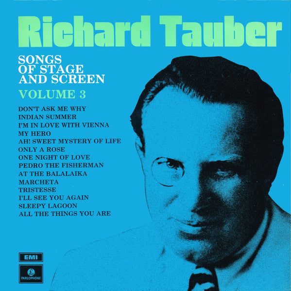 Richard Tauber : Songs Of Stage And Screen Vol. 3 (LP, Comp, Mono)
