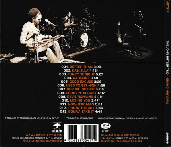 The John Butler Trio : Grand National (CD, Album, SM )