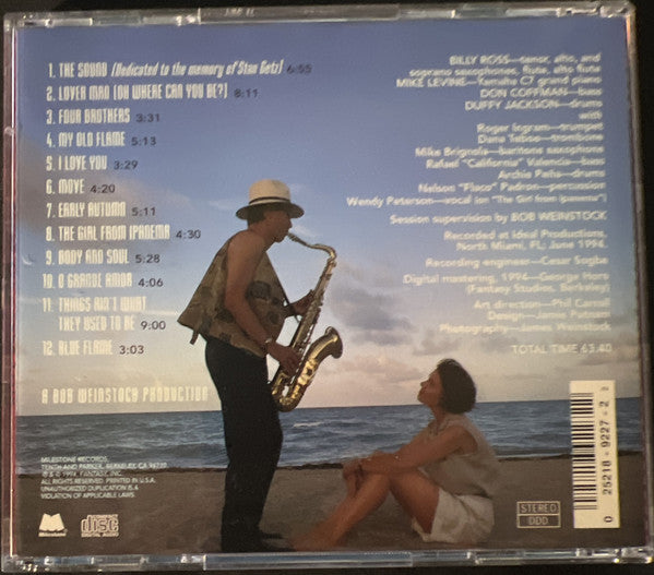 Billy Ross : The Sound: A Tribute To Stan Getz (CD-ROM, Album)