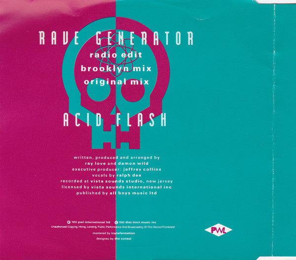 Toxic Two : Rave Generator (CD, Single)