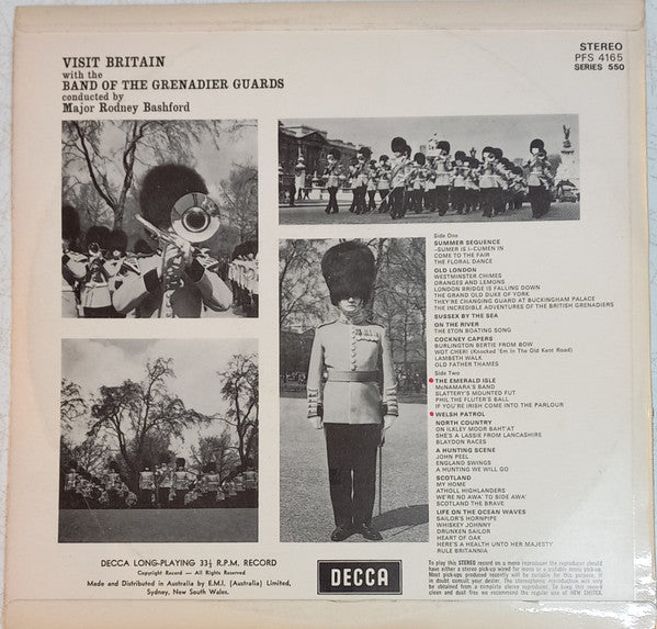 The Band Of The Grenadier Guards : Visit Britain (LP, Fli)