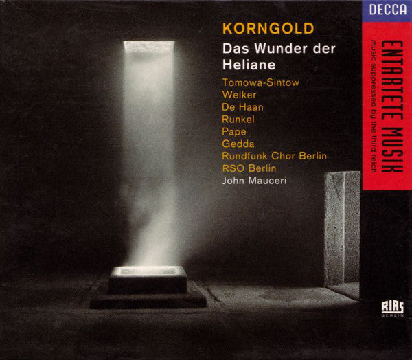 Korngold* - Tomowa-Sintow*, Welker*, De Haan*, Runkel*, Pape*, Gedda*, Rundfunk Chor Berlin*, RSO Berlin*, John Mauceri : Das Wunder Der Heliane (3xCD, Album + Box, Sli)
