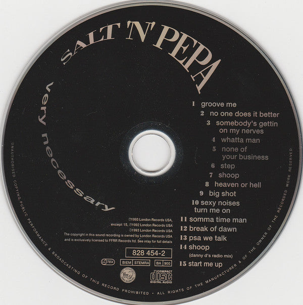 Salt 'N' Pepa : Very Necessary (CD, Album)