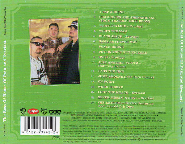 House Of Pain & Everlast : Shamrocks And Shenanigans (The Best Of House Of Pain And Everlast) (CD, Comp)