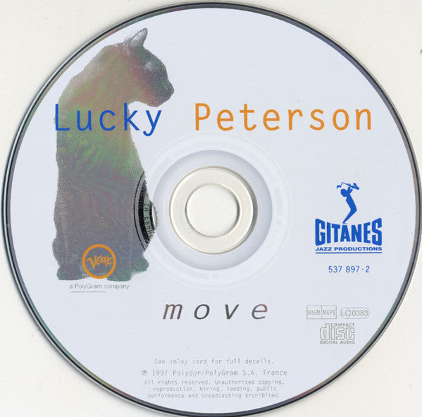 Lucky Peterson : Move (CD, Album)