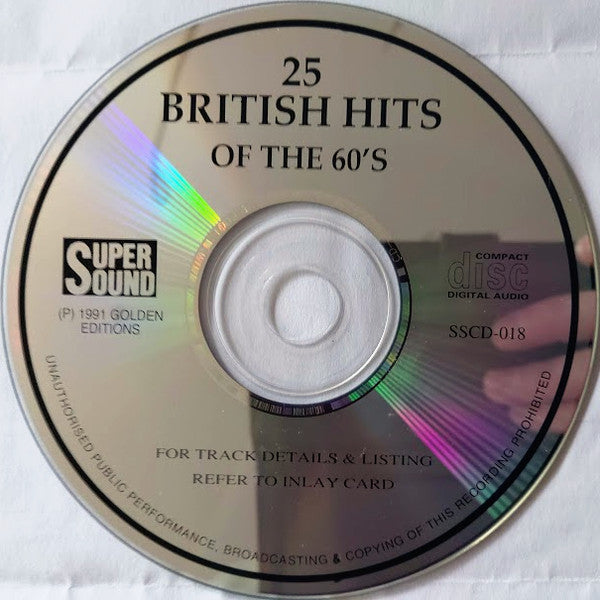 Various : 25 British Hits Of The 60's (CD, Comp)