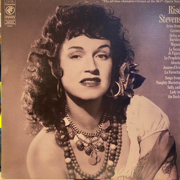 Risë Stevens : Rise Stevens (LP, Comp, Mono)