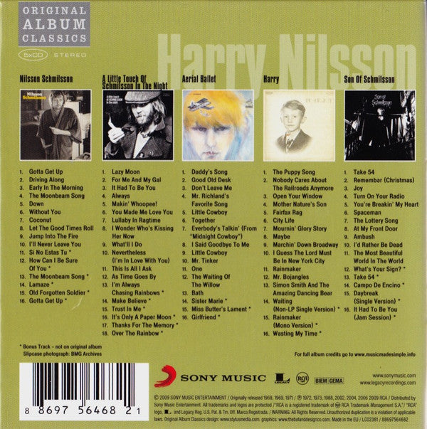 Harry Nilsson : Original Album Classics (5xCD, Album, RE + Box, Comp)