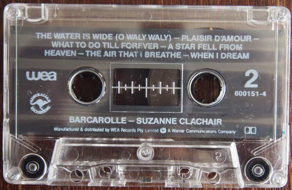 Suzanne Clachair : Barcarolle (Cass, Album)
