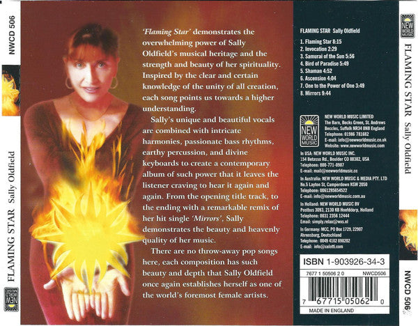 Sally Oldfield : Flaming Star (CD, Album)