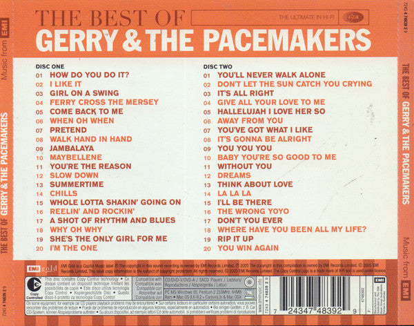 Gerry & The Pacemakers : The Best Of Gerry & The Pacemakers (2xCD, Comp, Copy Prot.)