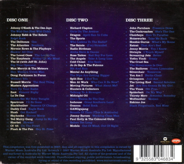 Various : 50 Years Of Australian Rock & Roll (3xCD, Comp, Ltd, Dig)