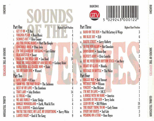 Various : Sounds Of The Seventies (2xCD, Comp)