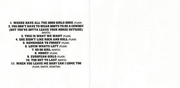 The Crybabys (2) : Where Have All The Good Girls Gone (CD, Album)