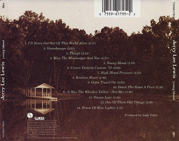 Jerry Lee Lewis : Young Blood (CD, Album)