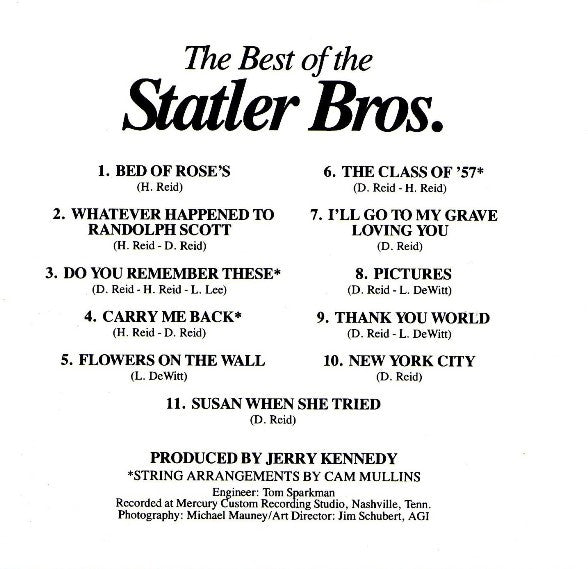 Statler Bros.* : The Best Of The Statler Bros. (CD, Comp)