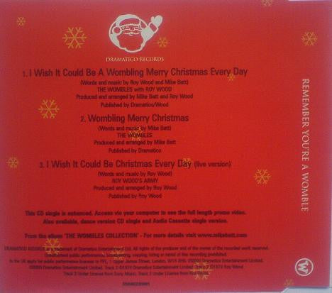The Wombles with Roy Wood : I Wish It Could Be A Wombling Merry Christmas Every Day (CD, Single, Enh, CD1)