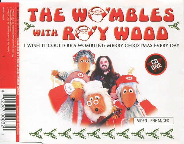 The Wombles with Roy Wood : I Wish It Could Be A Wombling Merry Christmas Every Day (CD, Single, Enh, CD1)