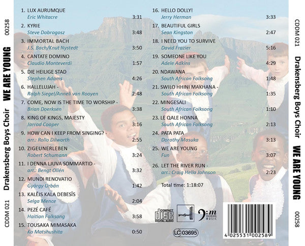 Drakensberg Boys Choir : We Are Young (CD)