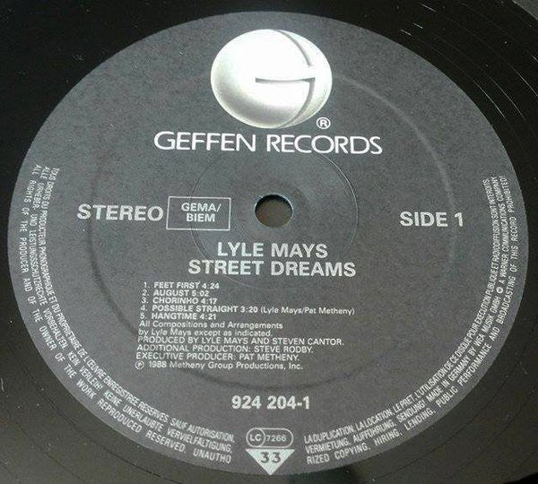 Lyle Mays : Street Dreams (LP, Album)