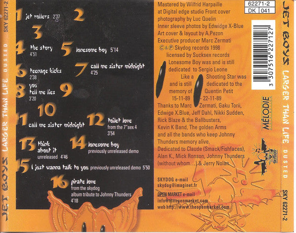 Freddy Lynxx & The The Jet Boys* : Larger Than Life Dusted (CD, Album, RE)