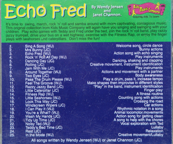 Wendy Jensen, Janet Channon : Echo Fred (CD, Album)