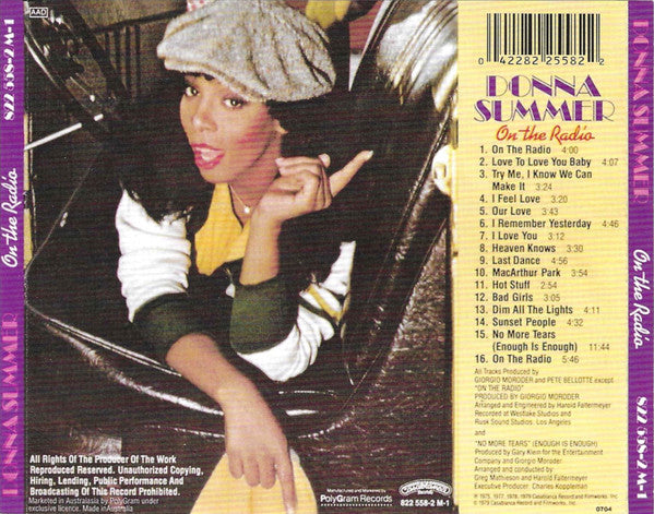 Donna Summer : On The Radio - Greatest Hits Volumes I & II (CD, Comp, P/Mixed, RE)